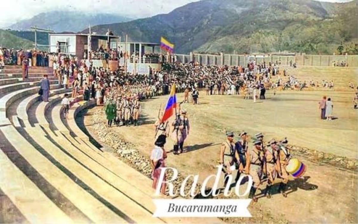 Estadio Alfonso López: inauguración de los V Juegos Nacionales en Bucaramanga. Año 1941. (Archivo/VANGUARDIA)