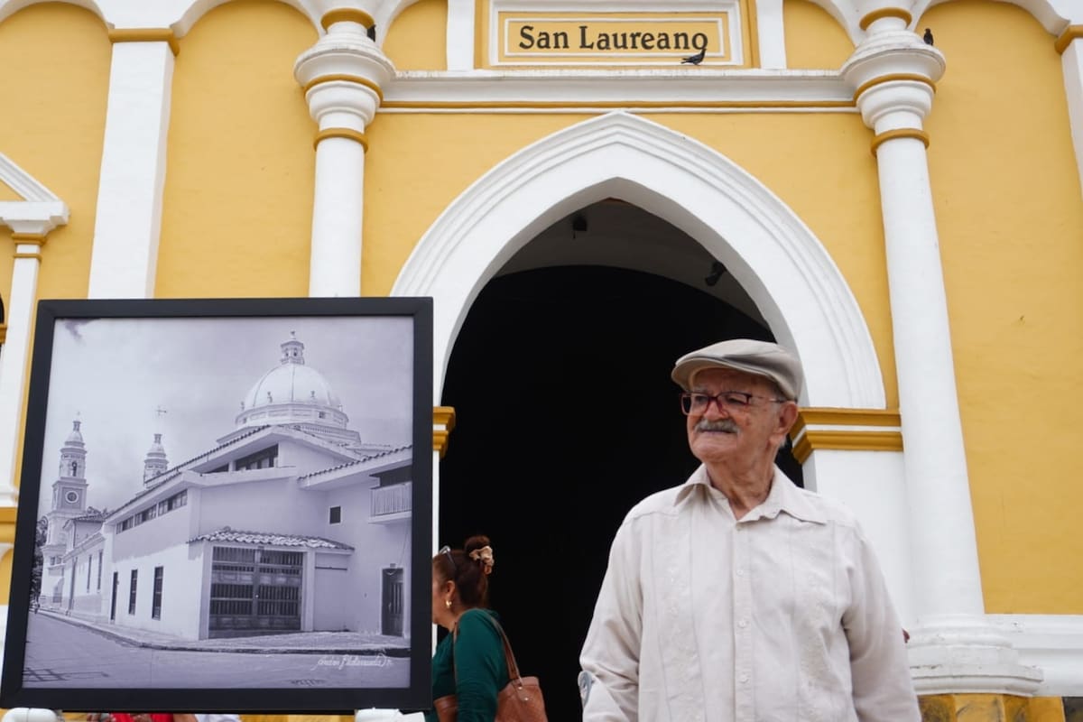 Andrés Platarrueda, icónico fotógrafo santandereano.