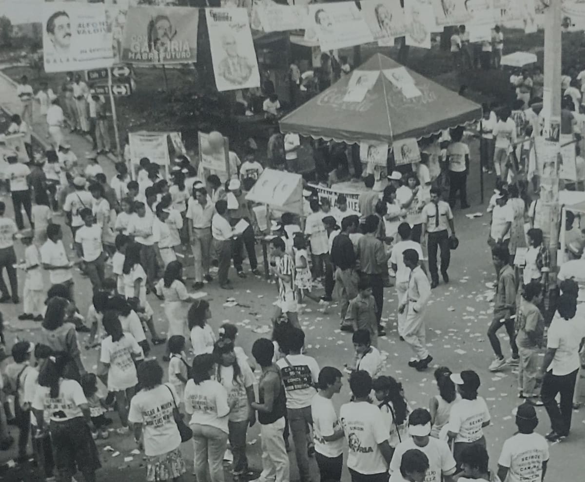 Las elecciones de antes eran más emotivas y se vivían en las calles de Bucaramanga. (Archivo/VANGUARDIA)