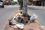 Bucaramanga: desórdenes por doquier y un gran déficit de cestas de basura