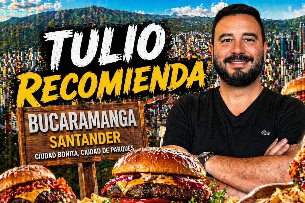 “Bucaramanga es la capital mundial de la hamburguesa”: Tulio Recomienda lo afirma en pleno Burger Master y explica por qué