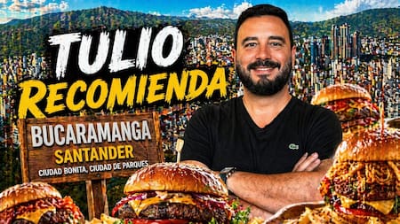 “Bucaramanga es la capital mundial de la hamburguesa”: Tulio Recomienda lo afirma en pleno Burger Master y explica por qué
