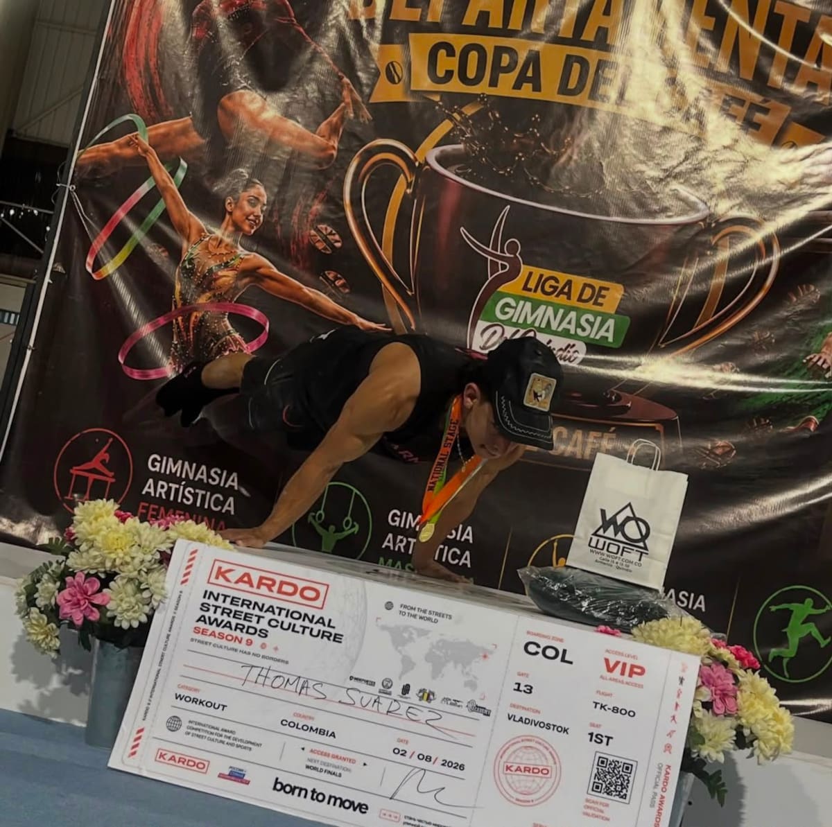 Bucaramanga pone la mirada en Rusia: un santandereano de 17 años competirá con los mejores del mundo en World Kardo. Foto: Cortesía/Vanguardia
