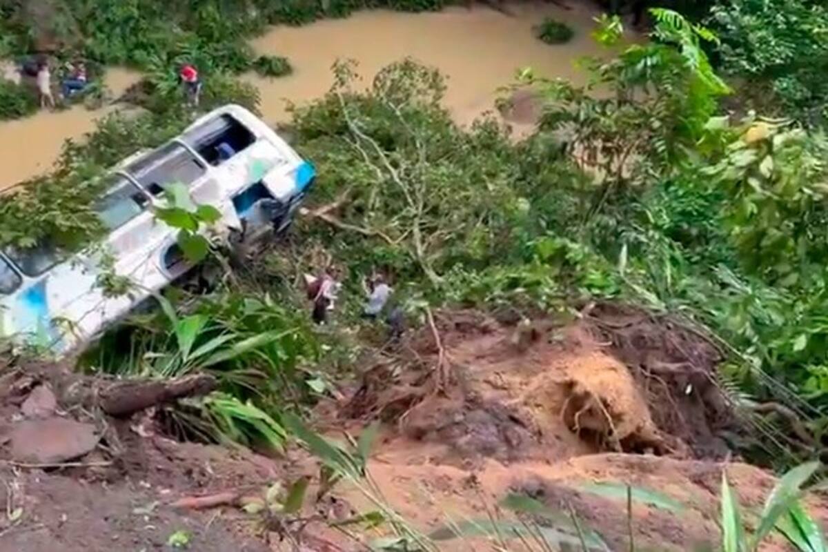 Bus cayó a un abismo en Norte de Santander