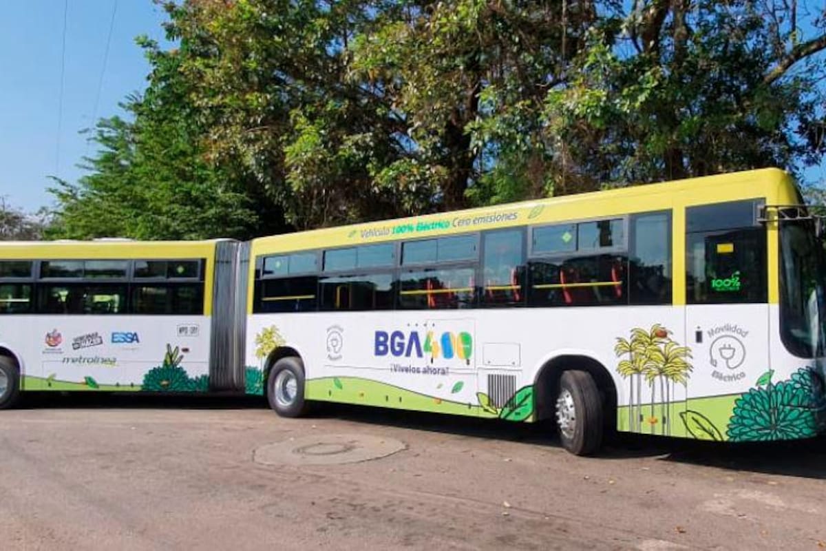Bucaramanga es la cuarta ciudad en implementar pilotos de vehículos eléctricos en su transporte público.