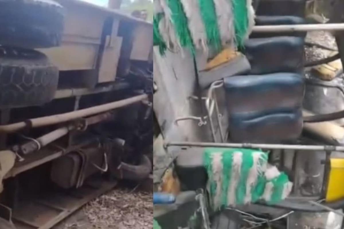 Bus escolar sufrió grave accidente en Lourdes: más de 20 estudiantes resultaron afectados