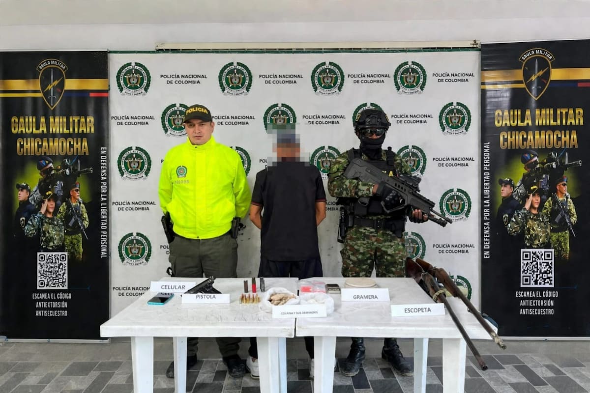 Buscado por homicidio y señalado de integrar las ACS: así cayó alias ‘Mariguano’ en Santander