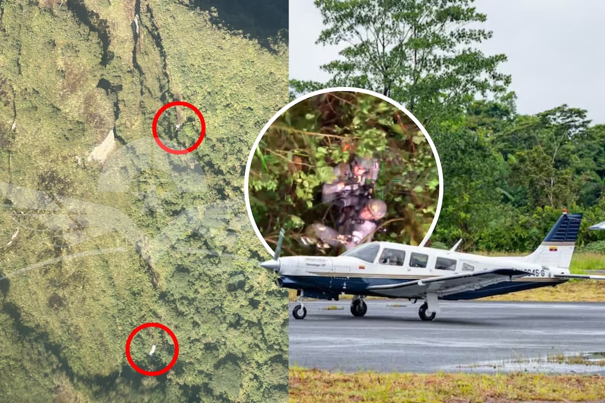 Continúa la operación de búsqueda de los ocupantes de la aeronave accidentada con matrícula HK-4985 ubicado a 2.700 metros de altura. Foto: recreada - Fuerza Aeroespacial