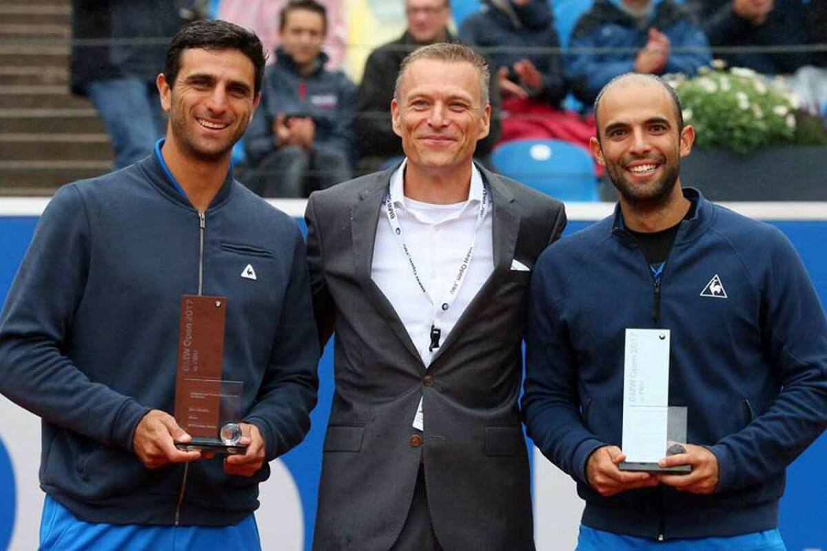 Un nuevo título sumaron como profesionales los colombianos Juan Sebastián Cabal y Robert Farah, al ganar el ATP 250 de Múnich en Alemania. (Foto: Tomada de BMW Open by FWU / VANGUARDIA LIBERAL)