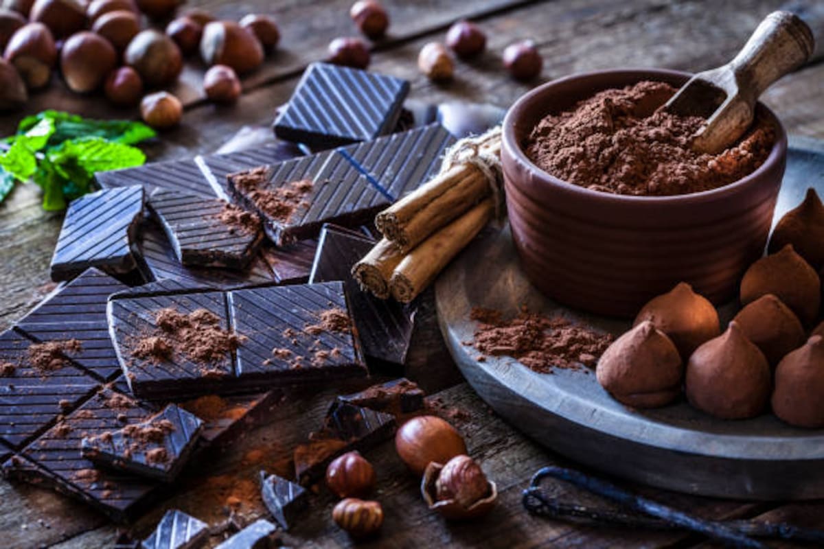 Un chocolate de alta calidad se caracteriza por una lista limpia y corta.
