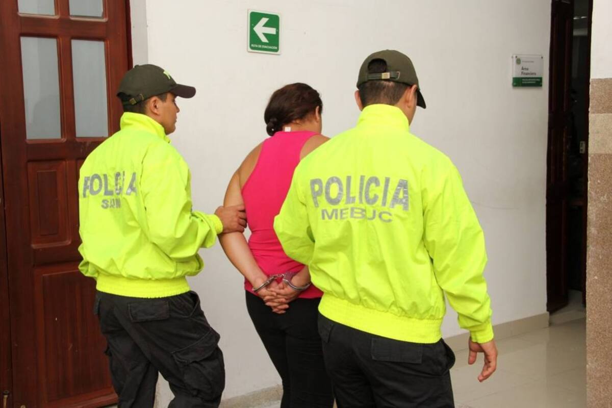 Esta mujer, al parecer, integraba una banda delincuencial conocida como ‘Los Iraquíes’, dedicada al hurto de entidades financieras. (Foto: Suministrada/VANGUARDIA LIBERAL )