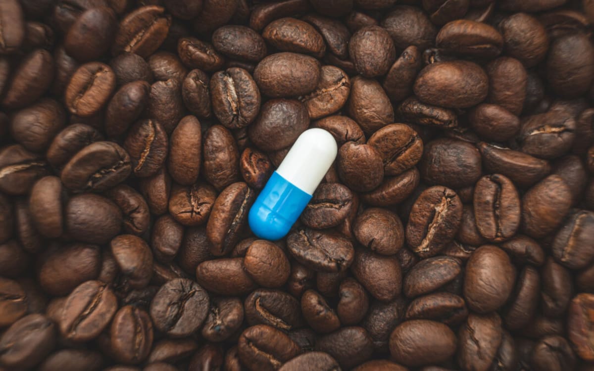 Cafeína en capsulas