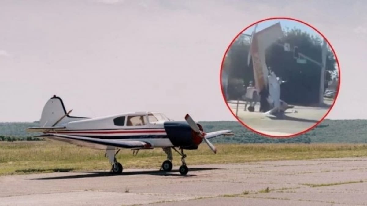 Una cámara instalada en un automóvil captó el momento en que una avioneta Cessna 177 se desplomó sobre una avenida de San José, California, minutos después de despegar.