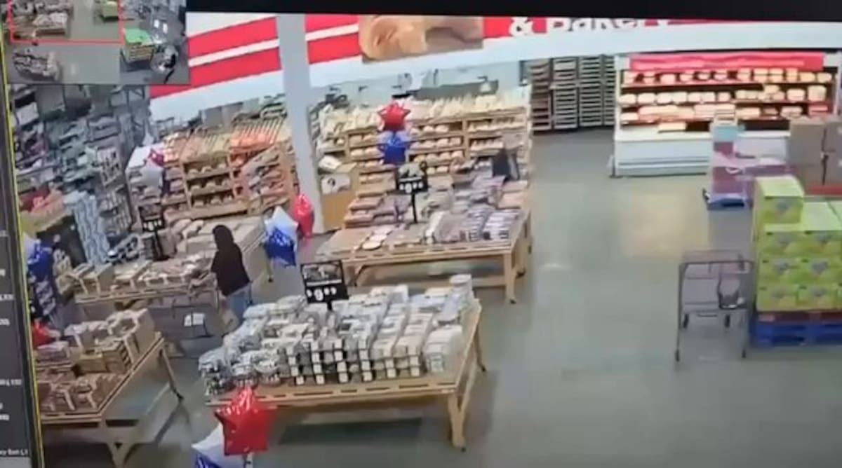 Una parte del techo de aproximadamente 15 metros (50 pies) colapsó dentro de una tienda BJ’s Wholesale Club en Ocean Township, Nueva Jersey.
