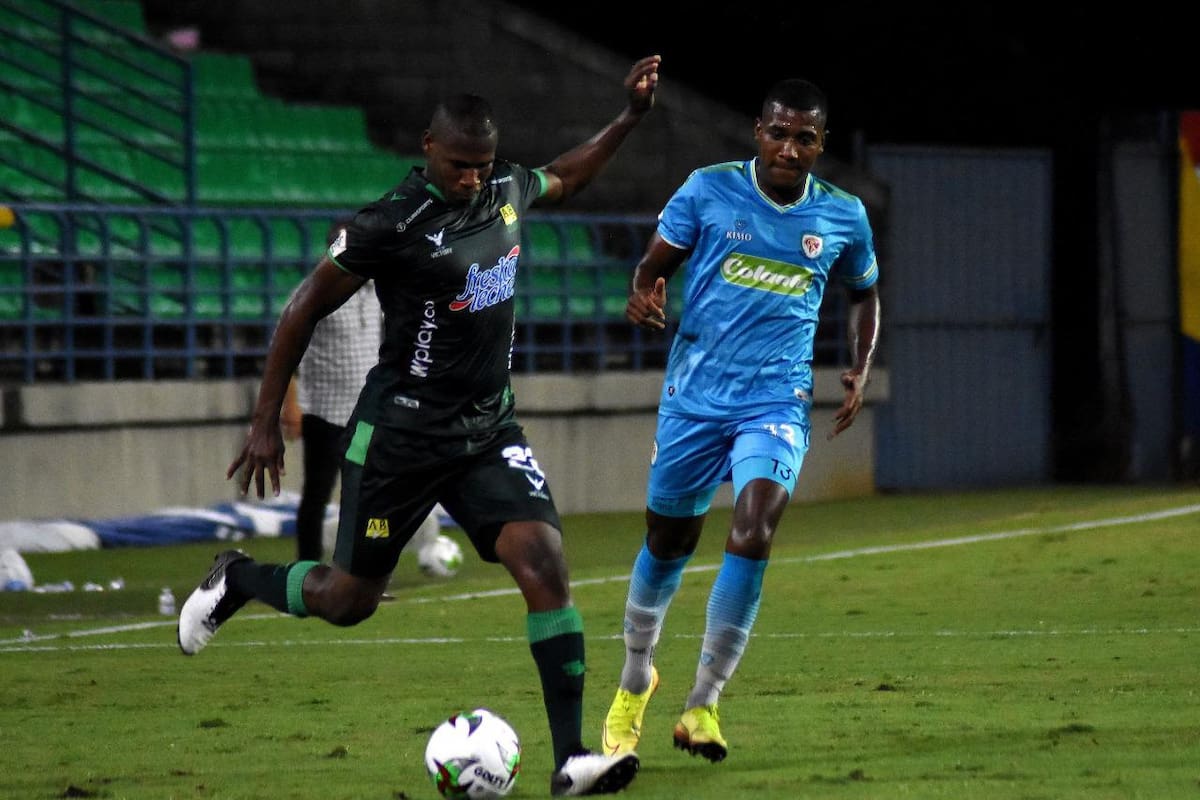 Atlético Bucaramanga perdió 2-1 contra Jaguares en su primer encuentro de 2021 como visitante. Cortesía Dimayor / VANGUARDIA