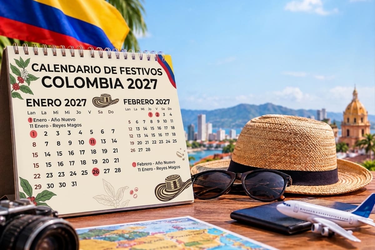 Colombia tendrá importante cambio en los festivos de 2027: estas son las fechas modificadas que debe tener en cuenta para programar sus descansos. IA / VANGUARDIA