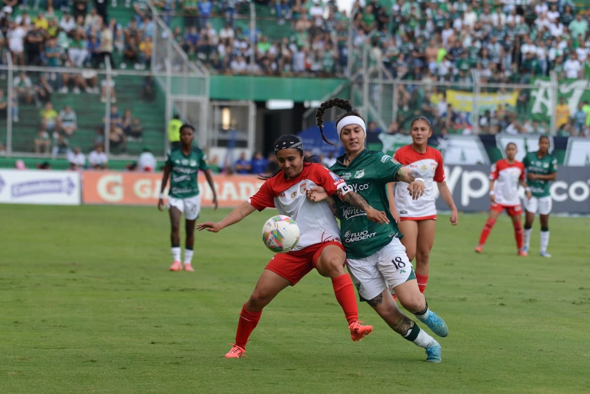 CALI, 21 de septiembre de 2025.- Deportivo Cali vs. Santa Fe Final Liga Femenina 2025. (Colprensa-José Luiz Guzmán - El País).