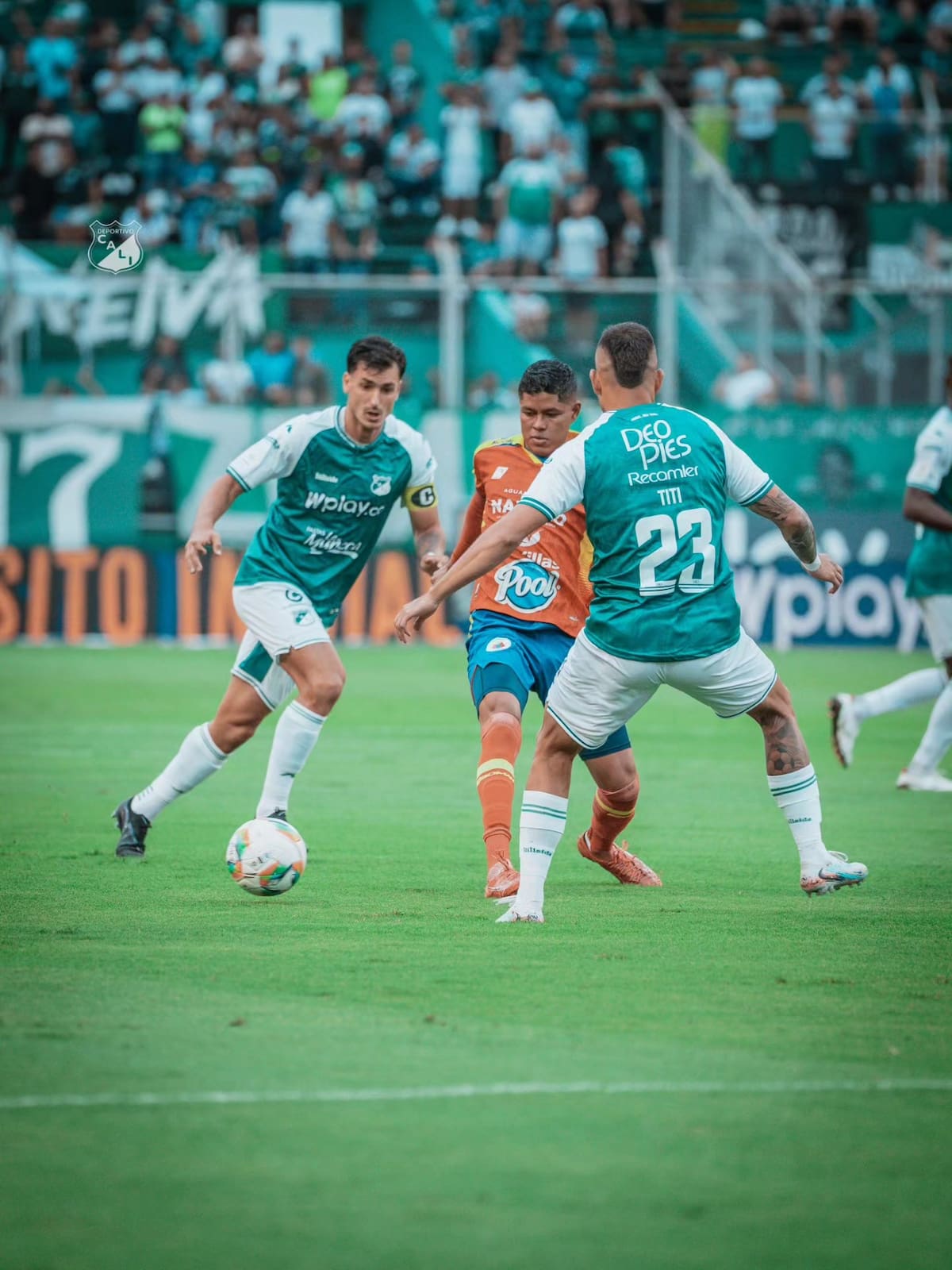 Santa Fe logró su primer triunfo en la Liga BetPlay, al vencer 1-0 a Chicó. Foto: Colprensa.