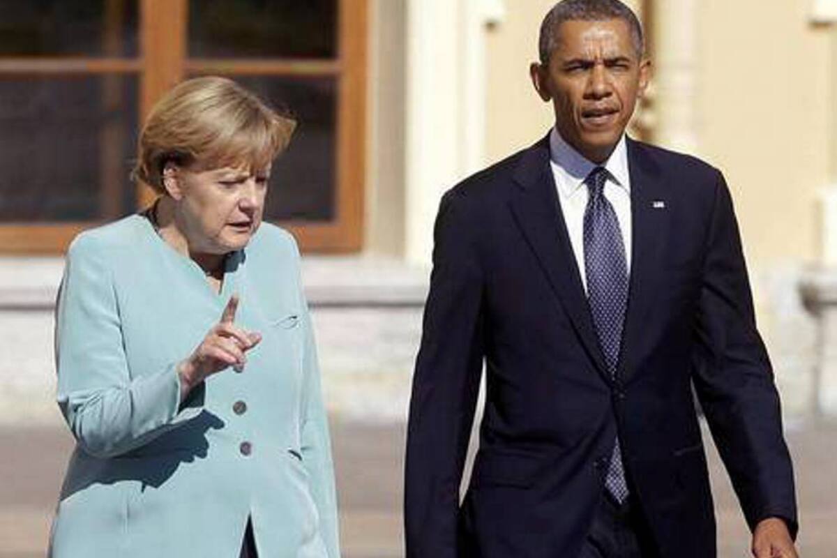 El presidente estadounidense Barack Obama y la canciller alemana hablaron por teléfono, pero según la información difundida por la Casa Blanca no comentaron el tema del doble agente. (Foto: EFE/VANGUARDIA LIBERAL)