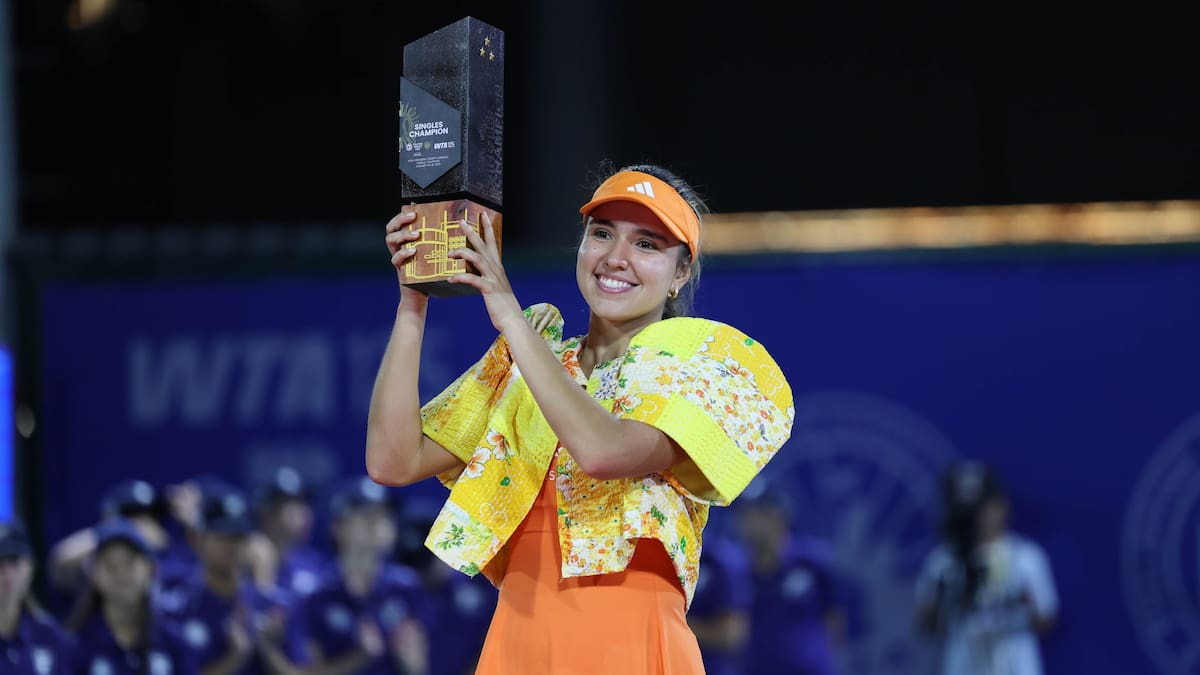 Camila Osorio hace historia en Asia: título, remontada épica y salto clave en el ranking WTA. Foto: Ministerio del Deporte.