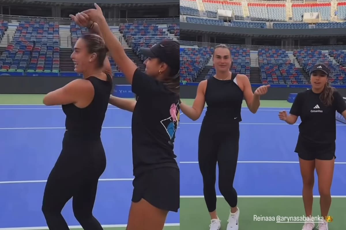 Camila Osorio y Aryna Sabalenka compartieron un momento de diversión en Wuhan, donde bailaron juntas al ritmo de una canción de Shakira y Maluma.