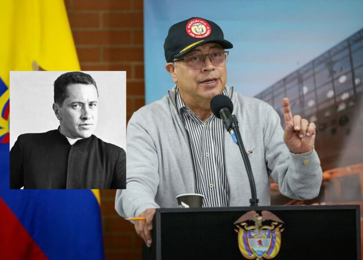 El presidente Gustavo Petro informó este miércoles que ha confirmado científicamente la autenticidad de la sotana del padre Camilo Torres./ Foto: archivo.