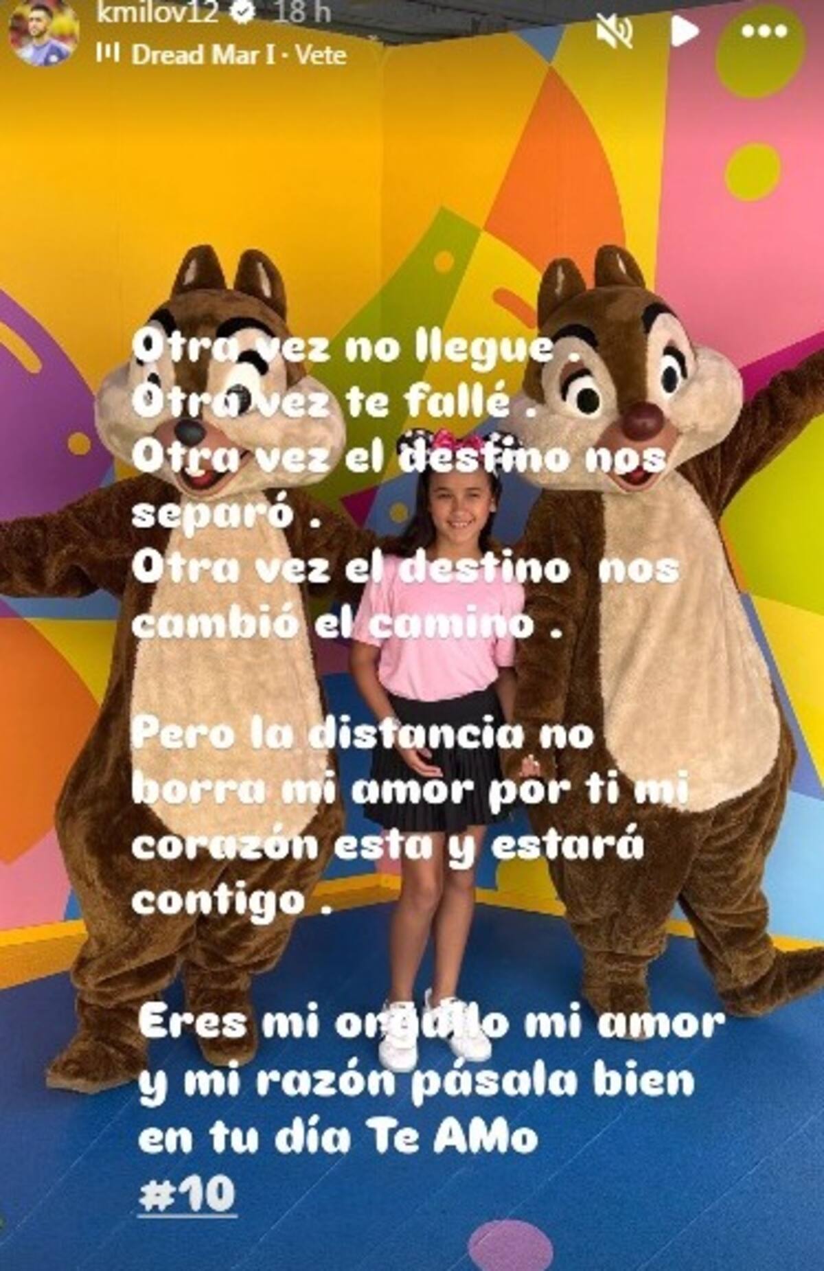 Camilo Vargas lamentó no asistir al cumpleaños de su hija. Foto: Atlas.