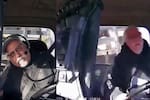 Conductor se atragantó con una bebida y se desmayó al volante de un camión