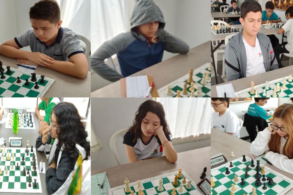 Campeonato Nacional de Ajedrez Sub-20 en Bucaramanga: los oficiales de Santander van por más. Fotos: Cortesía/Vanguardia.