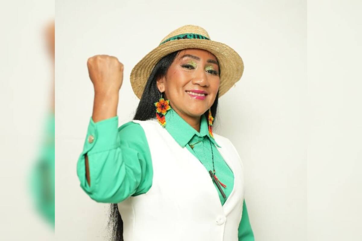Ana Guetio, candidata a la Cámara de Representantes por la Circunscripción Transitoria Especial de Paz del departamento del Cauca.
Foto: redes sociales.