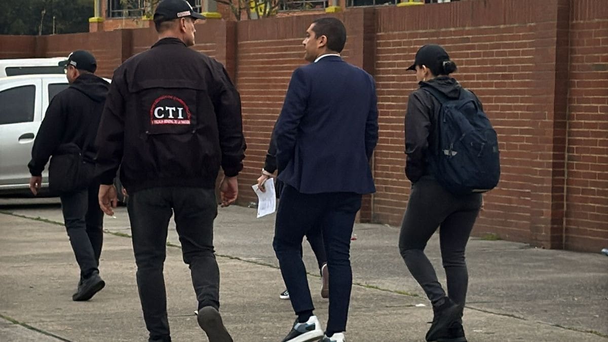Freddy Camilo Gómez Castro, aspirante al Senado, capturado en Bogotá.
Foto: Cortesía.