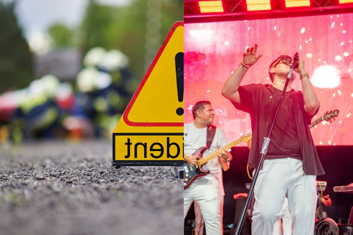 Un reconocido cantante vallenato sufrió un accidente de tránsito en Uribia, La Guajira. Su equipo confirmó que está fuera de peligro y permanece bajo atención médica. Foto tomada de: Redes // Foto apoyo : Canva.