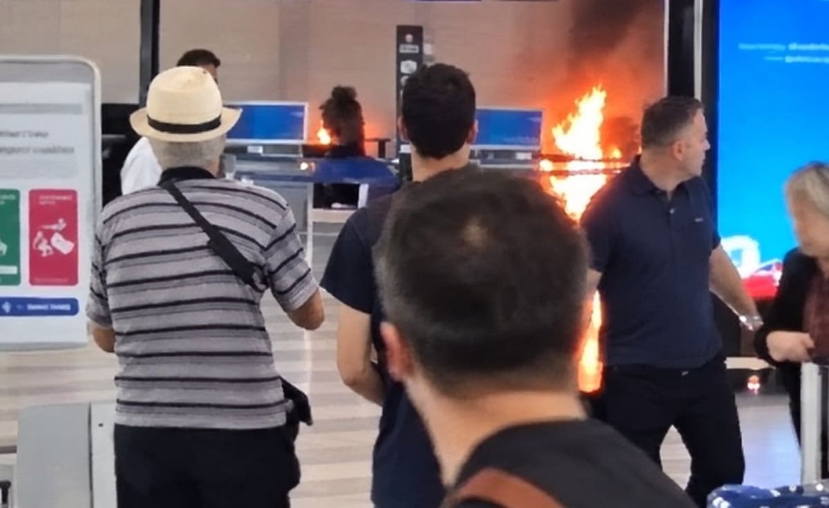 El violento incidente generó alarma entre los viajeros que se encontraban en la terminal del aeropuerto de Milán, Italia.