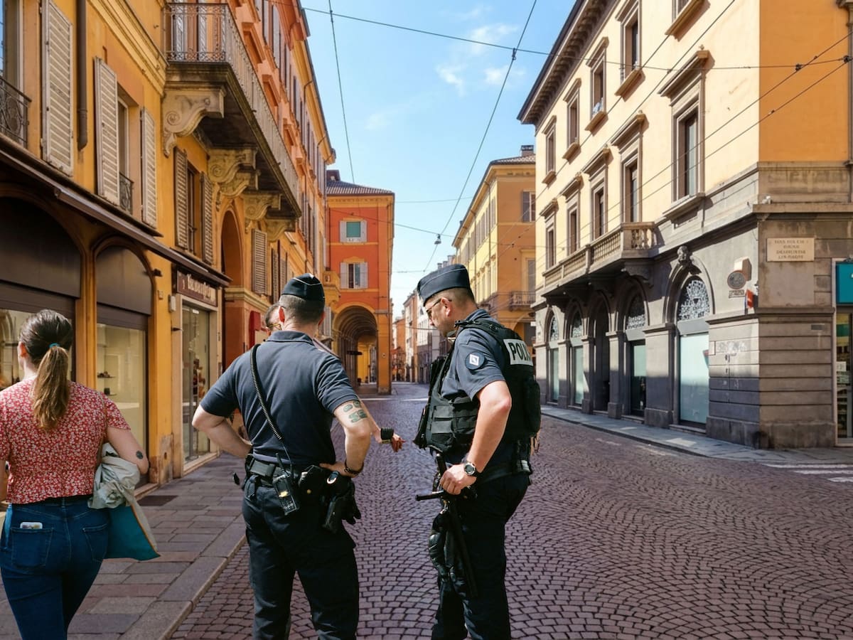 Caos en Italia por un atropellamiento masivo que deja múltiples heridos en Módena. | Foto: Este es un montaje creado para este artículo.