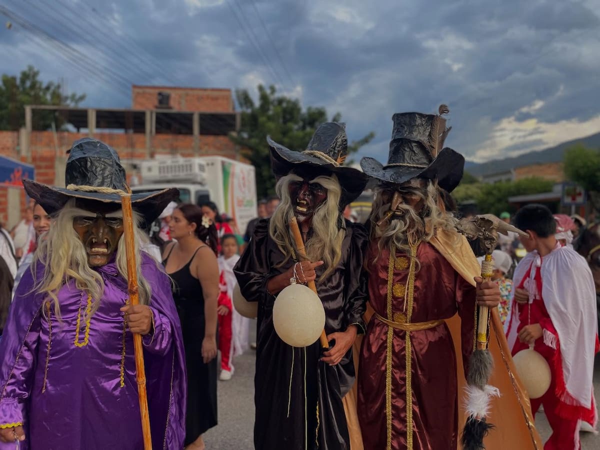 Matachines en Capitanejo, Santander.
Foto: Suministrada.