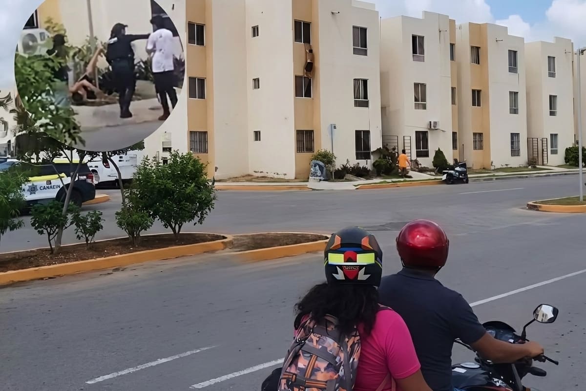 Un hombre cayó del tercer piso en un edificio en Cancún, presuntamente tras ser descubierto por el esposo de su amante.