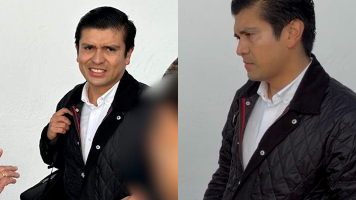 Agentes judiciales abordaron al mandatario local frente a la sede administrativa.