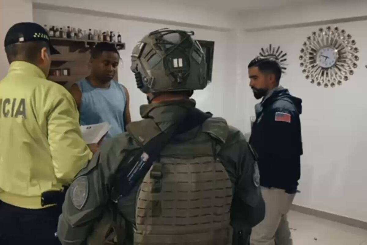 Luis Albert Cambindo, alias ‘Chocó’ o ‘Ñato’, fue capturado en Palmira, Valle del Cauca.
Foto: suministrada.