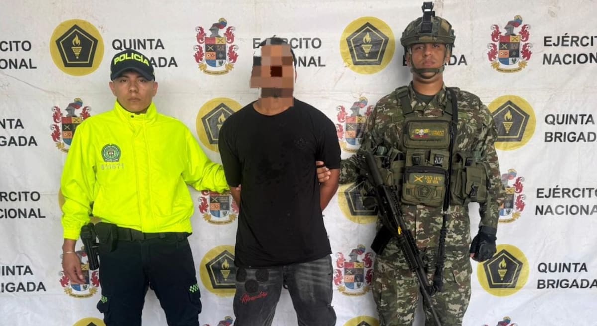 Capturado alias ‘Culebro’, señalado del ataque que dejó dos policías muertos. | Foto: Tomada de Video.
