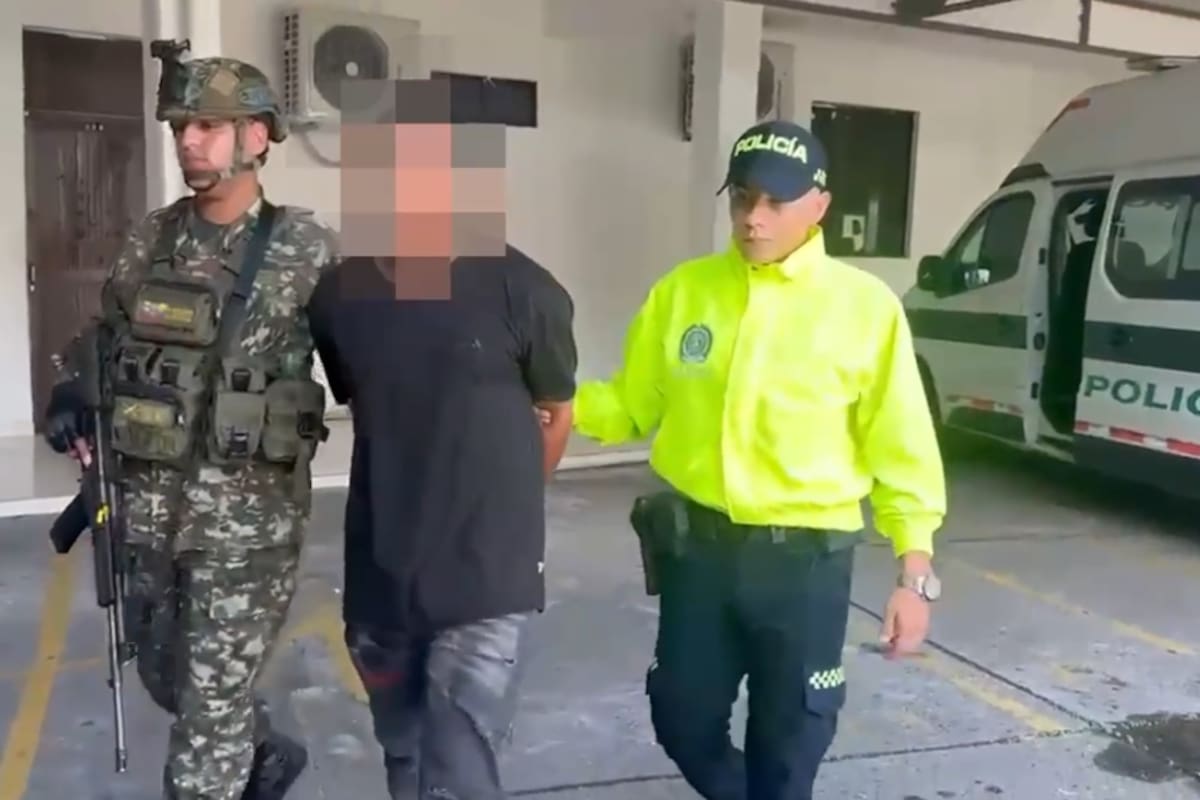 Capturado en Barrancabermeja alias Culebro, señalado cabecilla del grupo armado Cartel del Clan del Golfo.
Foto: sumistrada.