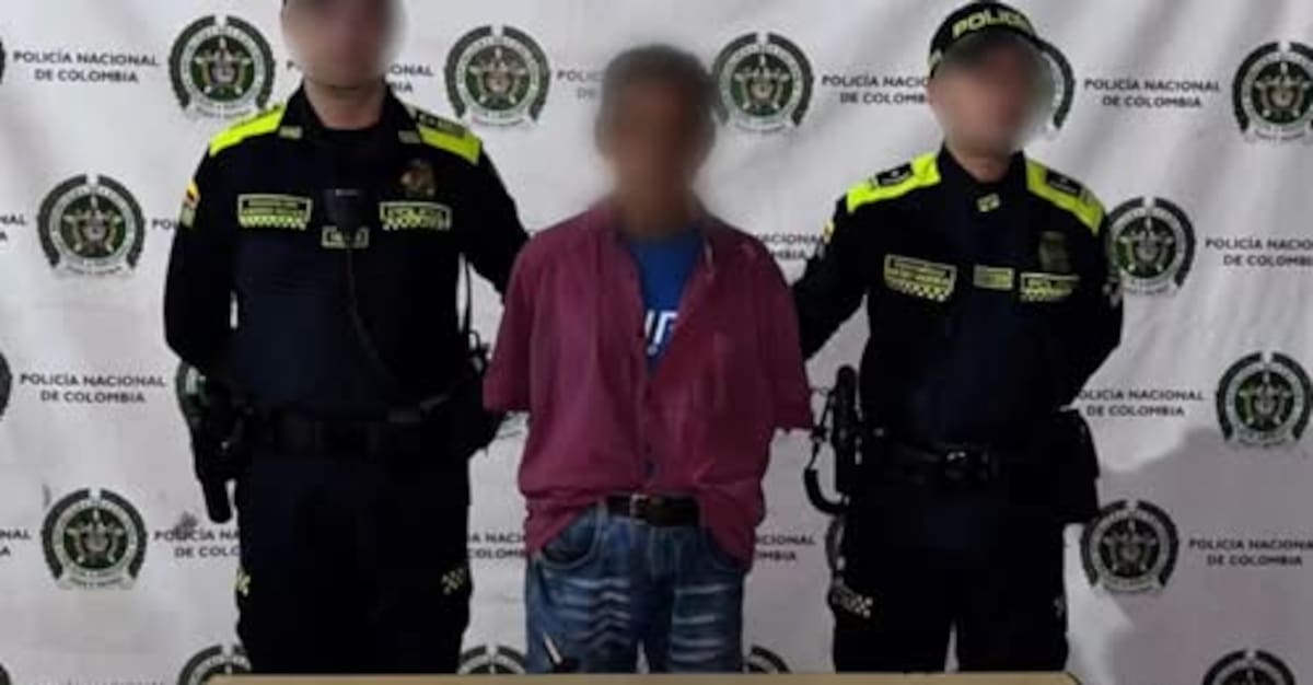 Presunto responsable de quemar a una mujer en Medellín.
Foto: Policía.