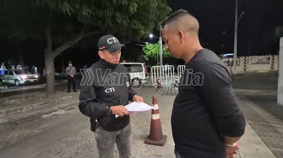 El presunto homicida quedó a disposición de la Fiscalía luego de ser capturado.
Foto: suministrada.