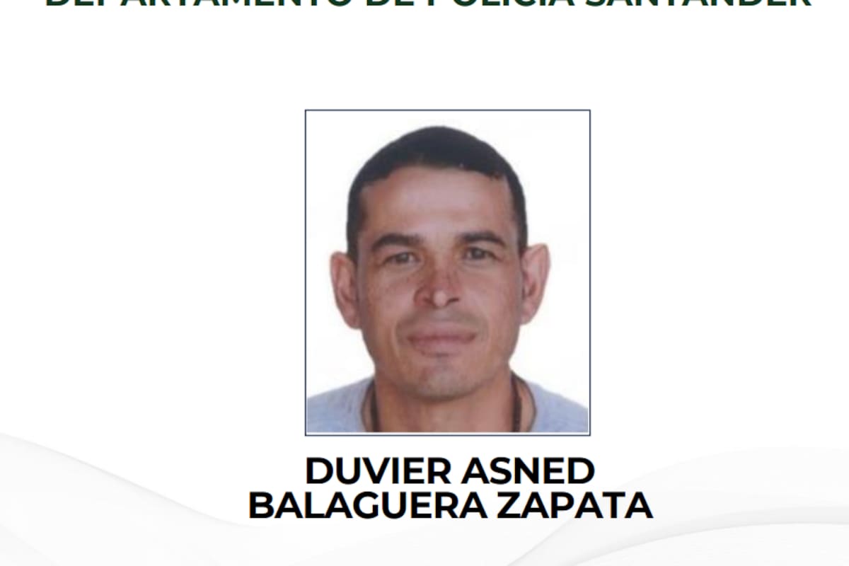 Capturan en Piedecuesta a alias “Galón”, uno de los hombres más buscados de Santander.
Foto: Policía