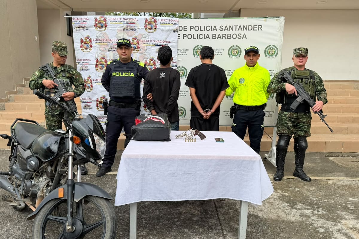Capturados asesinos de comerciante y ciudadana en Barbosa