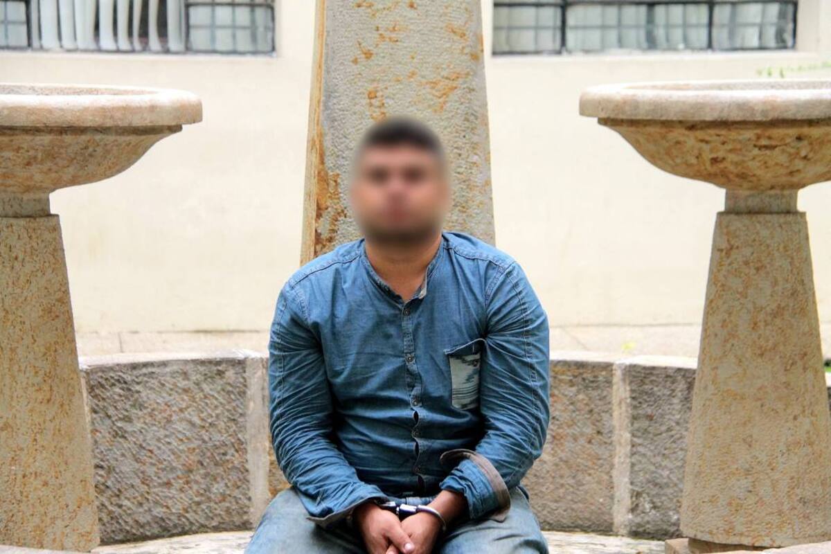 El señalado delincuente fue capturado en el barrio San Luis, de Bucaramanga. (Foto: Suministrada/VANGUARDIA LIBERAL)