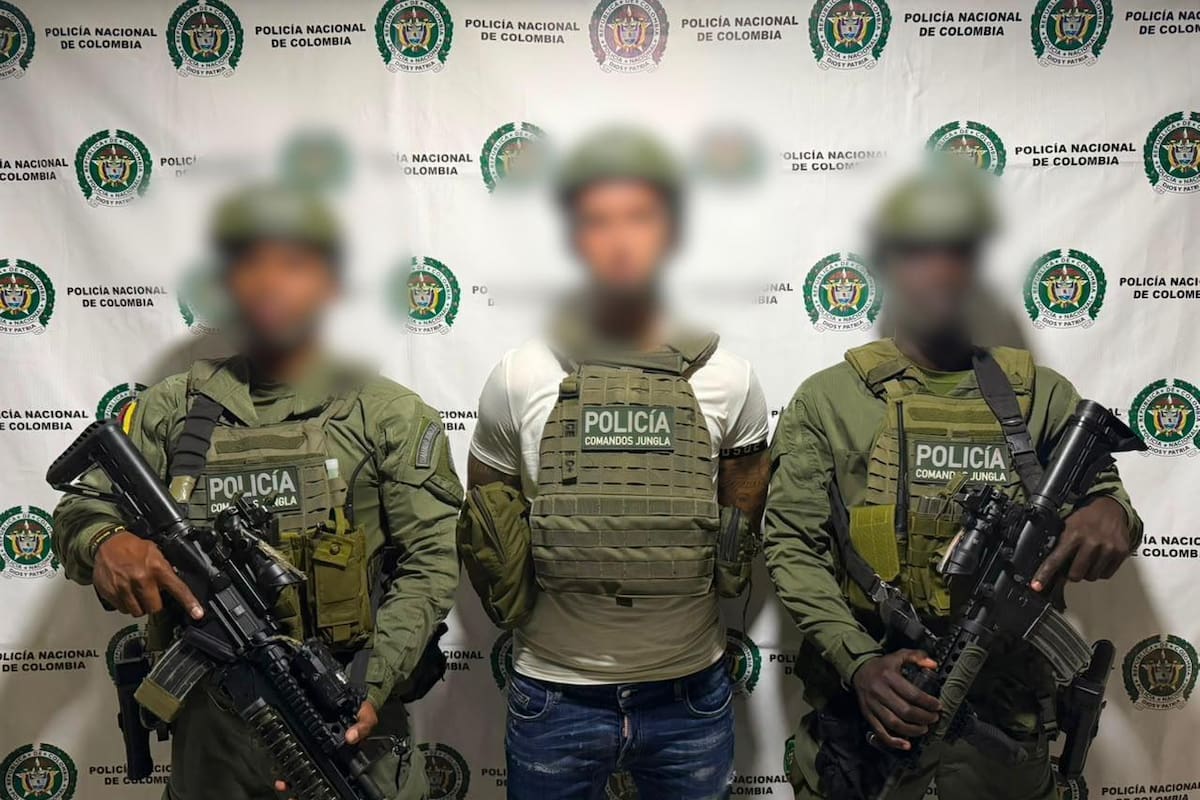 Capturan a Alias 'El Sueco', buscado por narcotráfico en 196 países. Foto: Colprensa