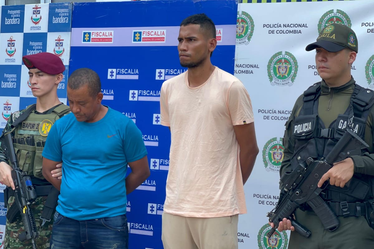 Capturan a dos presuntos integrantes de las Disidencias de las Farc en el Magdalena Medio.