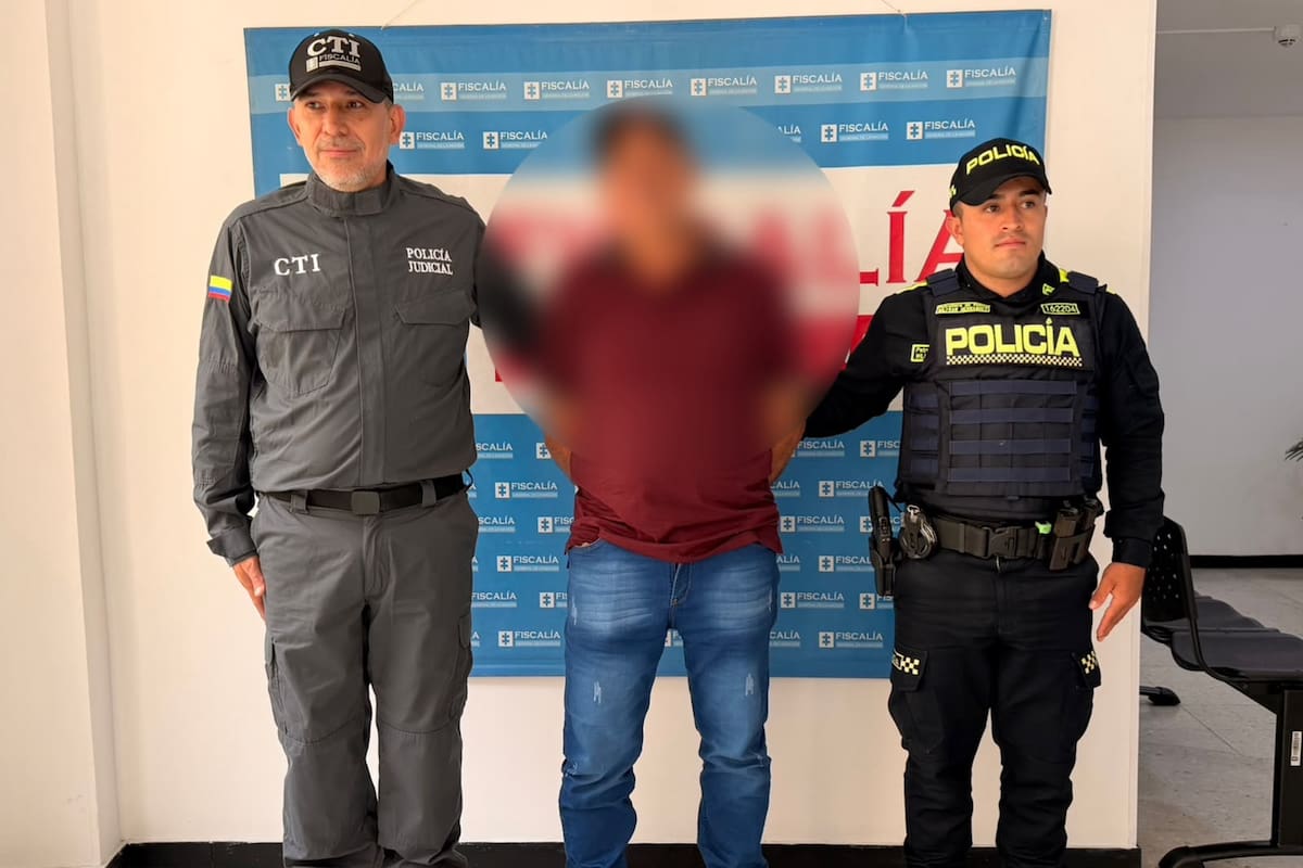 Capturan a hombre de 59 años por homicidio de agricultor con una guadañadora, Santander
