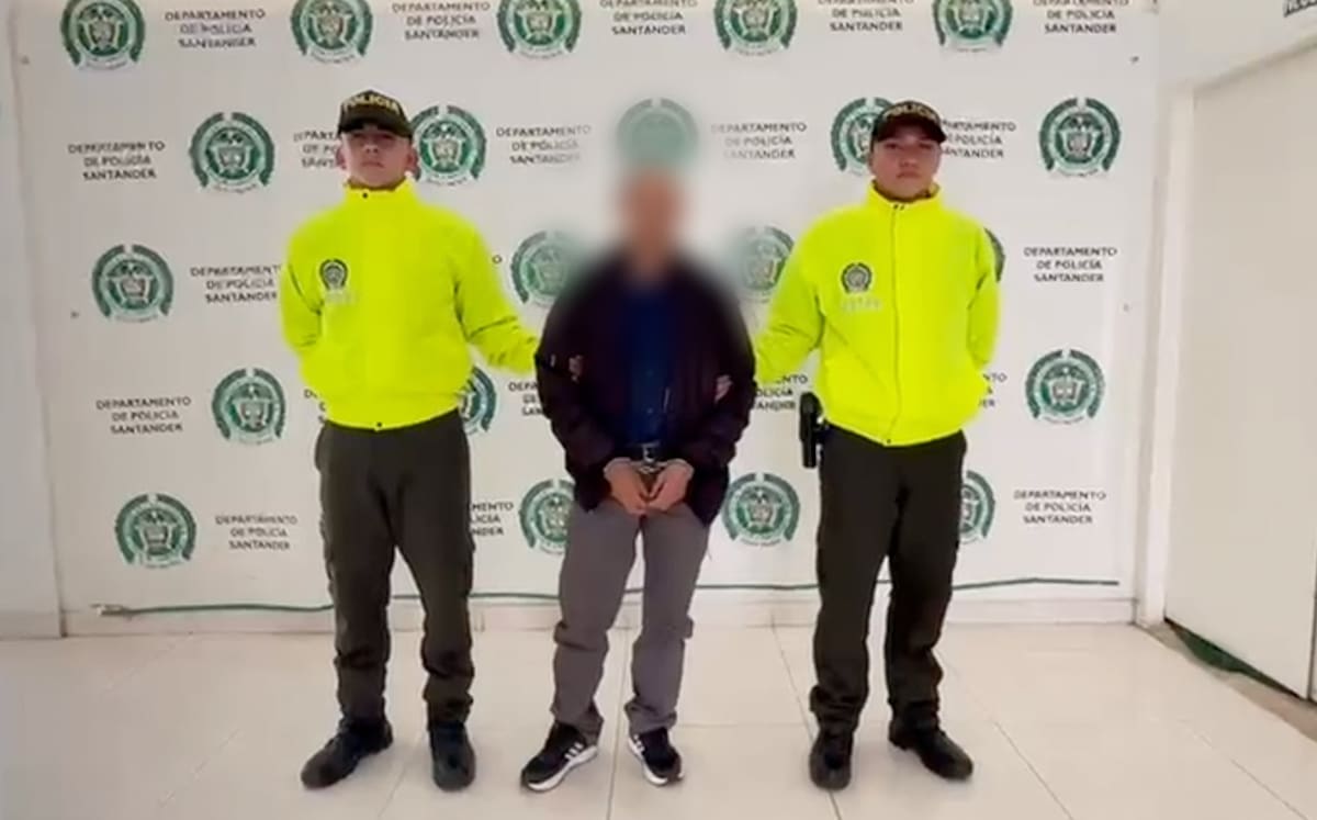 Capturan a hombre señalado de abusar, asesinar e incendiar a una mujer para ocultar el crimen en Santander