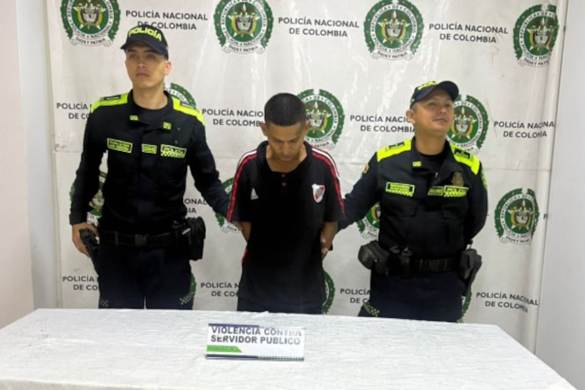 Capturan a sujeto que desató violento ataque contra un uniformado en Bucaramanga